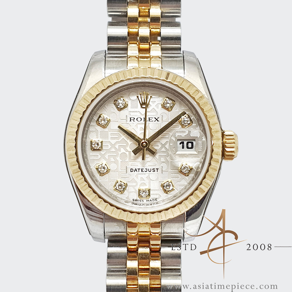 Rolex Lady Datejust 179173 Silver Computer Diamond Dial (2012)