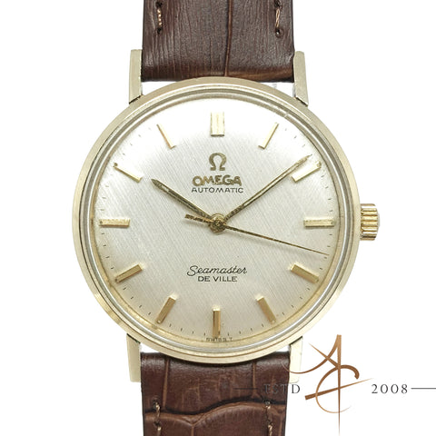 Omega Seamaster DeVille Linen Dial Automatic Vintage Watch