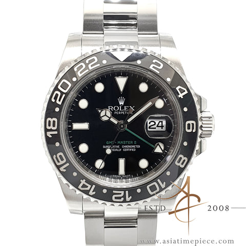 Rolex GMT Master II Ref 116710LN Ceramic Full Set