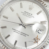 Rolex Datejust 1601 Silver Dial Vintage Watch (1970)