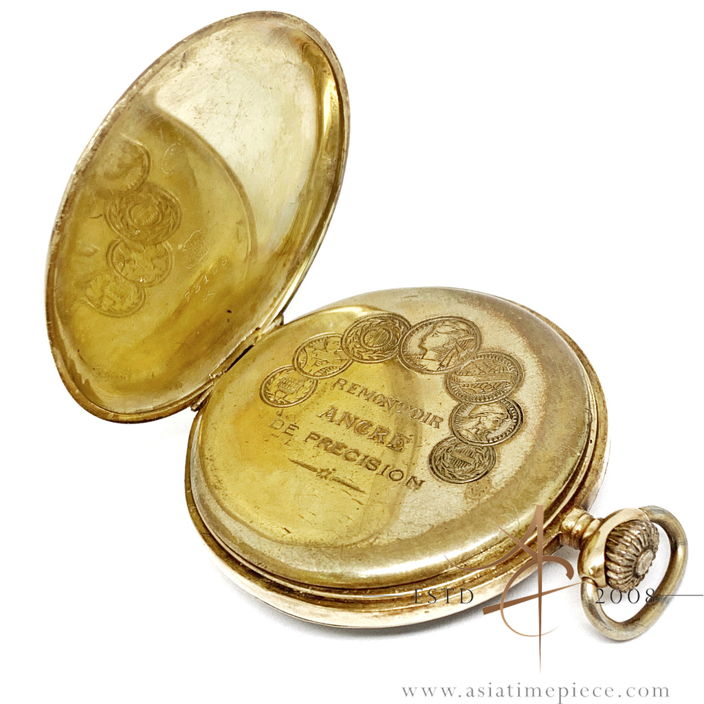 Gold pocket sale watch antique