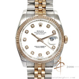 Rolex Datejust 116231 Diamond Everose Gold Jubilee (2012)