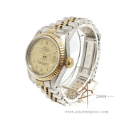 Rolex Lady Datejust 69173 Champagne Roman Dial Vintage Watch (1984)