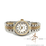 Rolex Lady Datejust 69173 White Roman Dial Vintage Watch (1984)