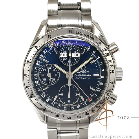 Omega Speedmaster 35238000 Triple Calendar Blue Dial Chronograph (2000)