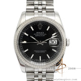 Rolex Datejust 36 Ref 116234 Black Dial Jubilee Bracelet (2005)