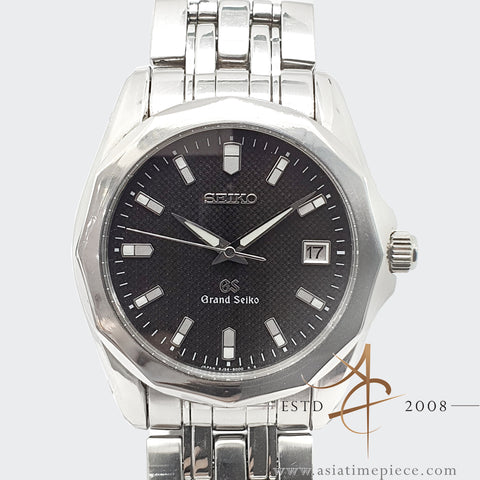 Grand Seiko SBGF001 Black Dial 8J56-800 Steel 38mm Quartz