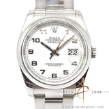 Rolex Datejust 116200 White Arabic Dial (2008)