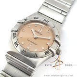 Omega Constellation Salmon Pink Dial My Choice Quartz Mini 15616100