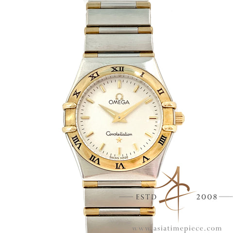 Omega Constellation 18K Gold Stainless Steel Ladies Watch