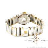 Omega Constellation 18K Gold Stainless Steel Ladies Watch