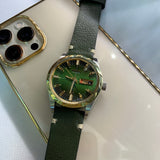 Pagol Green V7 Day-Date Vintage Watch Rare