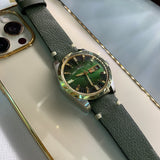 Pagol Green V7 Day-Date Vintage Watch Rare