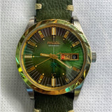 Pagol Green V7 Day-Date Vintage Watch Rare