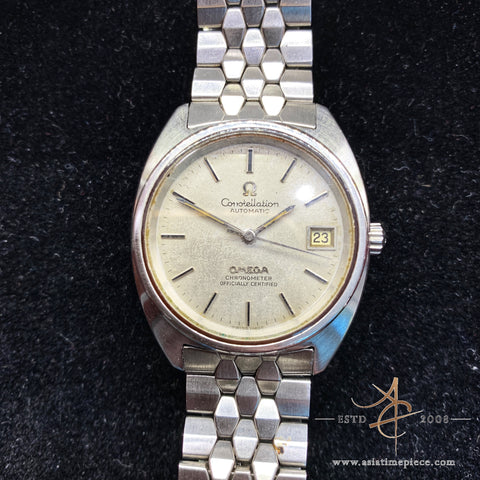 Omega Constellation Grey Vintage Watch