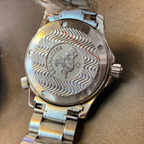 Omega Blue Wavy Seamaster Quartz Watch