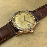 Omega Seamaster Rose Gold Cap Calendar Automatic Vintage Watch
