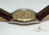 Rolex Oyster Perpetual Datejust Ref 1601 Linen Sigma Dial Vintage Watch (Year: 1978)