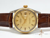 Rolex Oyster Perpetual Datejust Ref 1601 Linen Sigma Dial Vintage Watch (Year: 1978)
