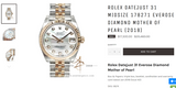 Rolex Datejust 31 Midsize 178271 Everose Diamond Mother of Pearl (2018)