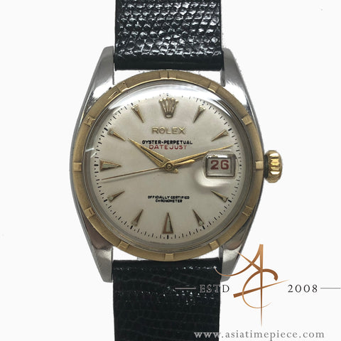 Rolex Datejust Big Bubbleback Ref: 6305 Vintage Watch (Year 1955)