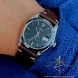 Rolex Oysterdate Precision 6694 Slate Grey Dial Vintage Watch (1974)