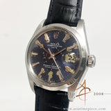 Rolex Oyster Perpetual Date Ref 1500 Blue Sigma Dial (Year 1974)