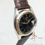 Rolex Oyster Perpetual Ref 6105 Bubble Back Rose Gold Bezel Vintage Watch (Year 1961)
