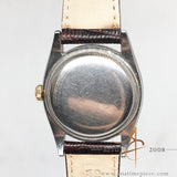Rolex Oyster Perpetual Ref 6105 Bubble Back Rose Gold Bezel Vintage Watch (Year 1961)