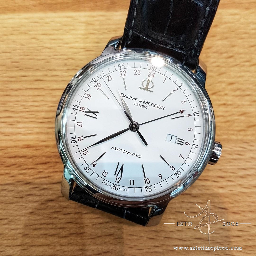 Baume Mercier Geneve XL Automatic GMT 42mm Dress Watch