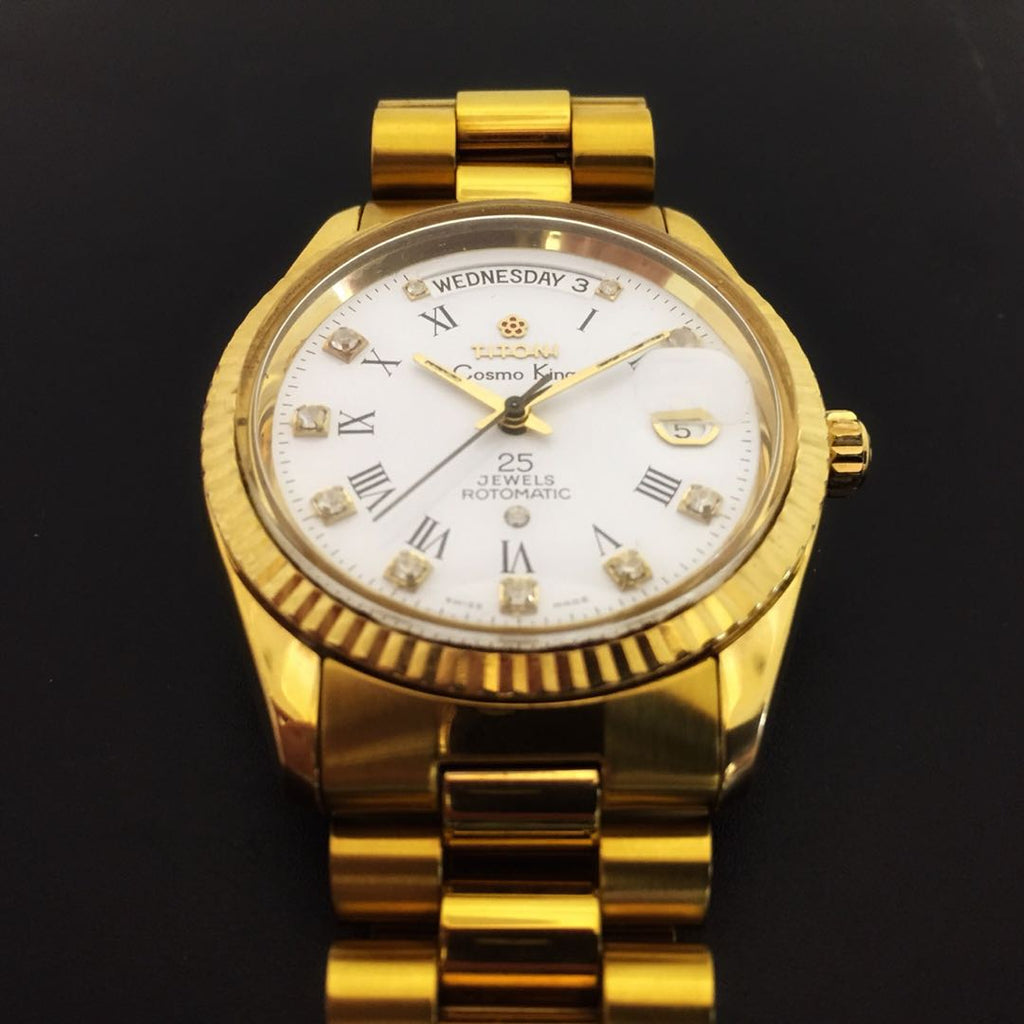 Titoni Cosmoking Day-Date Rotomatic Vintage Watch 737-SC – Asia