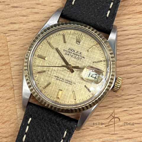 Rolex Datejust 16013 Linen Oyster Perpetual (1988)