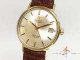 Omega 14K Solid Gold Seamaster Deville Watch