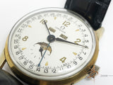 Omega Triple Date Moonphase Calendar Vintage Watch