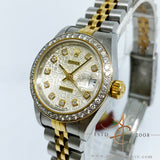 Rolex Datejust Ladies 69173 Diamond Computer Dial No Pinhole (1996)