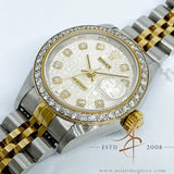 Rolex Datejust Ladies 69173 Diamond Computer Dial No Pinhole (1996)