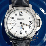 2018 Panerai PAM00660 Luminor Marina Logo Acciaio 44mm White Dial