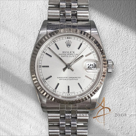 Rolex Datejust 31 Midsize 78274 Silver Dial on Jubilee Bracelet (2001)