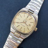 Omega Seamaster Gold Plated Automatic Lady Vintage Watch 27mm