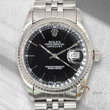 1976 Rolex Datejust 16014 Black Dial Vintage Watch