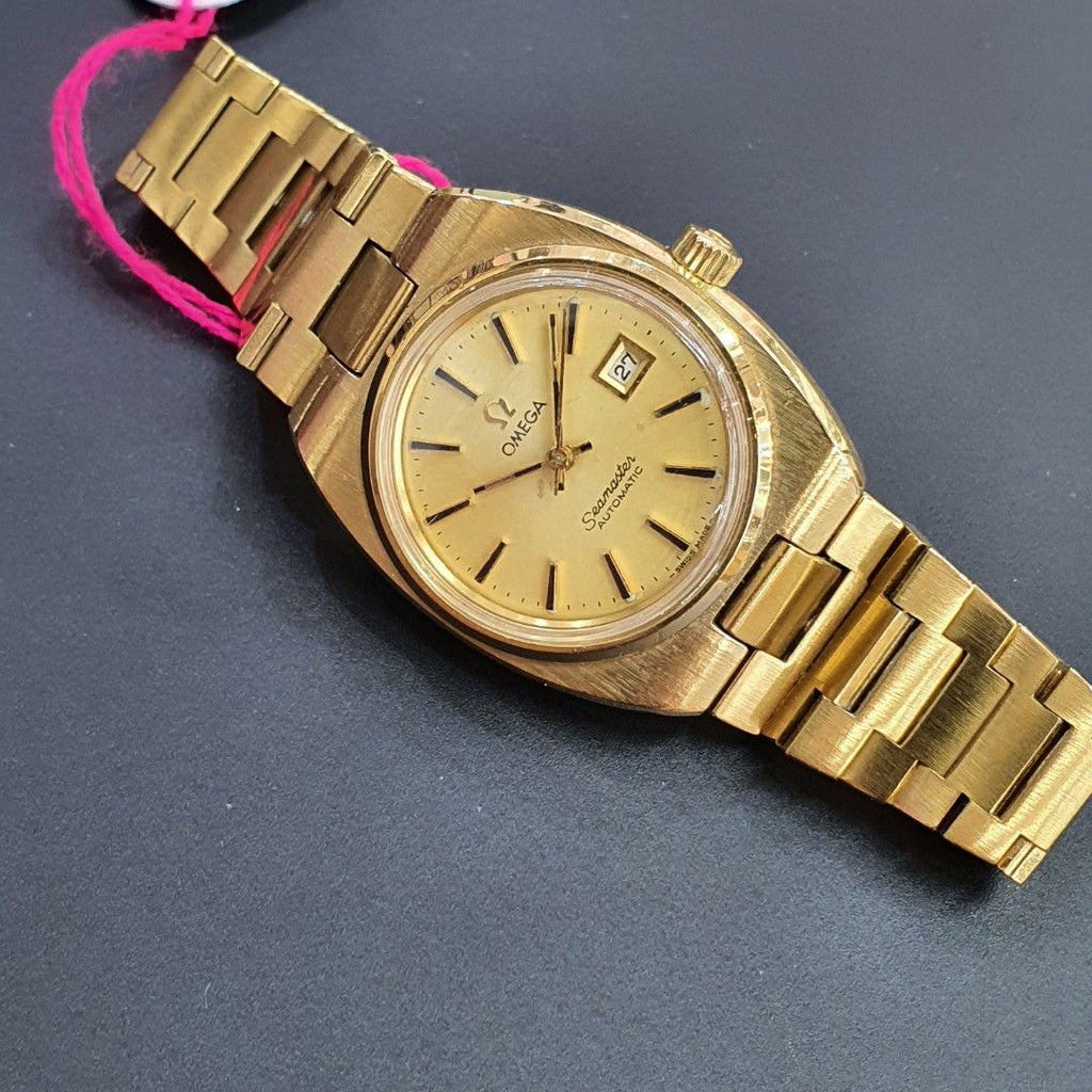 Omega Seamaster Women Gold Plated Automatic Watch Asia Timepiece Centre omega-seamaster-women-gold-plated-automatic-watch-asia-timepiece-centre