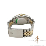 Rolex Datejust 16233 White Roman Dial Diamond Bezel No Pinhole (1993)