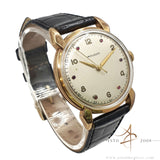 Movado 18K Rose Gold Winding Vintage Watch