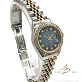 Rolex Datejust Ladies 69173 Vignette Blue Diamond Dial Vintage Watch (1989)