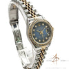 Rolex Datejust Ladies 69173 Vignette Blue Diamond Dial Vintage Watch (1989)