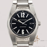 BVLGARI Ergon EG40S Black Dial Automatic 40mm Integrated Bracelet