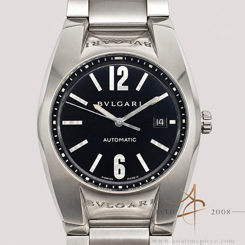 BVLGARI Ergon EG40S Black Dial Automatic 40mm Integrated Bracelet
