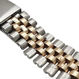 Rolex 20mm Folded Jubilee 62523H in 14K Two-Tone Half Gold Bracelet End Link 55 (Year 1978)