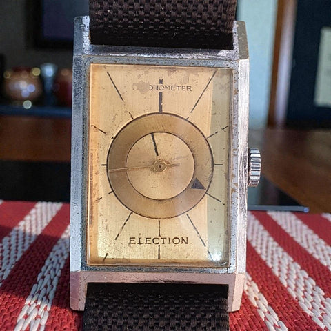Election Mystery Hands Vintage Watch
