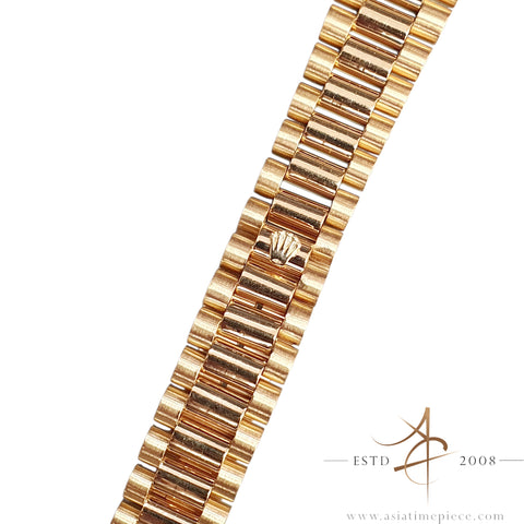 Custom Rolex 18K Gold President Bracelet 17MM For Rolex 68278